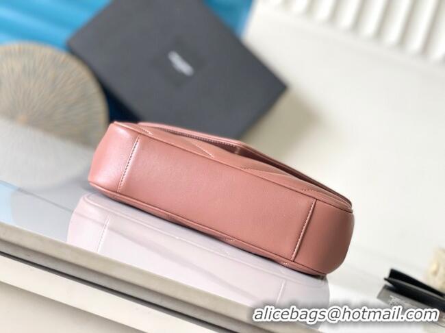 Super Quality Saint Laurent Loulou Small Bag in Matelasse Lambskin 801437 Hortensia Pink 2025