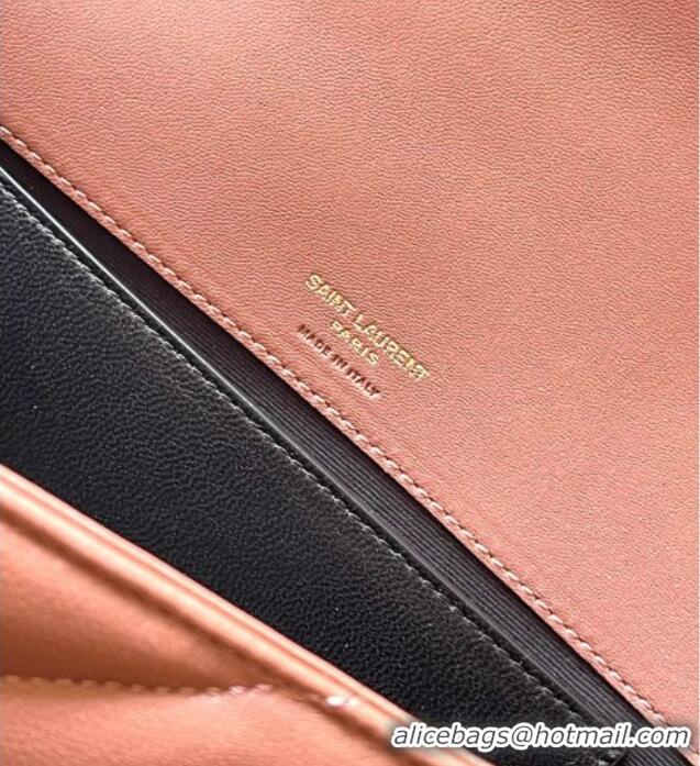 Super Quality Saint Laurent Loulou Small Bag in Matelasse Lambskin 801437 Hortensia Pink 2025