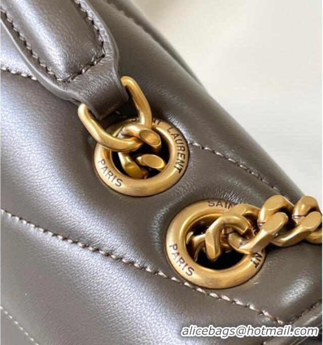 Good Taste Saint Laurent Loulou Small Bag in Matelasse Lambskin 801437 Green 2025