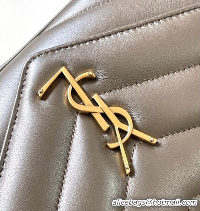 Good Taste Saint Laurent Loulou Small Bag in Matelasse Lambskin 801437 Green 2025