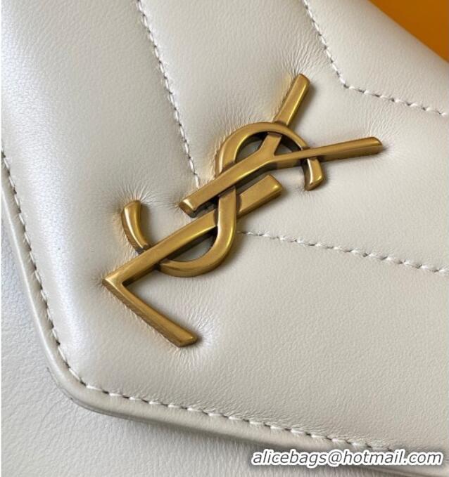 Grade Design Saint Laurent Loulou Mini Bag in Matelasse Lambskin 821749 White 2025