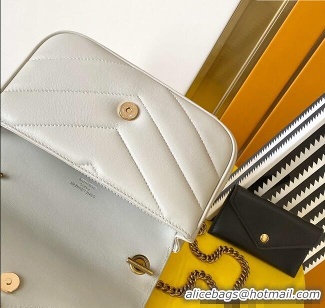 Grade Design Saint Laurent Loulou Mini Bag in Matelasse Lambskin 821749 White 2025