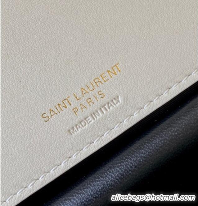 Grade Design Saint Laurent Loulou Mini Bag in Matelasse Lambskin 821749 White 2025
