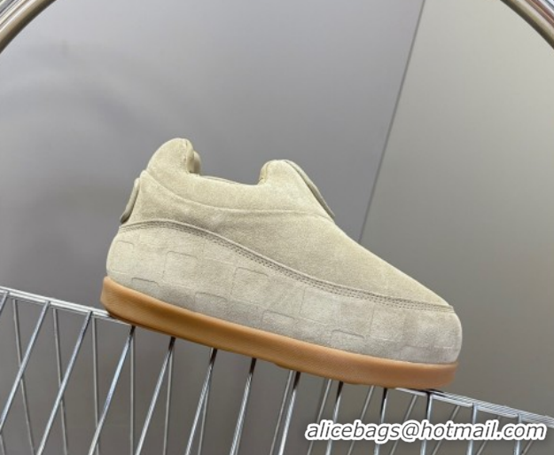 Duplicate Louis Vuitton LV Yeti Slip On Platform Shoe in Suede 1AIJD5 Grey 1022067