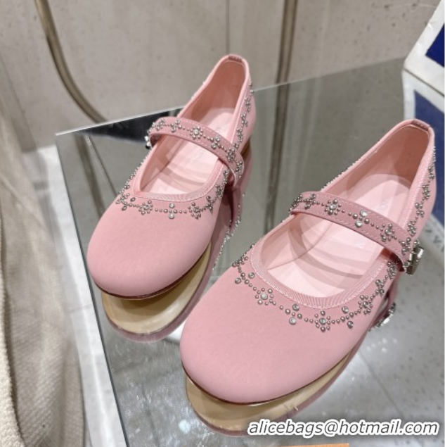 Big Discount Louis Vuitton Romy Flat Ballerinas Flat in Suede and Studs 1AICXL Vintage Rose Pink 1022083