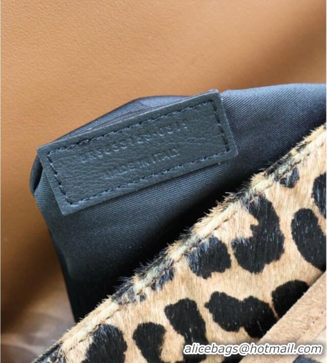 Famous Brand Saint Laurent Niki Medium Bag in Pony Hair Leather 633158 Leopard 2025