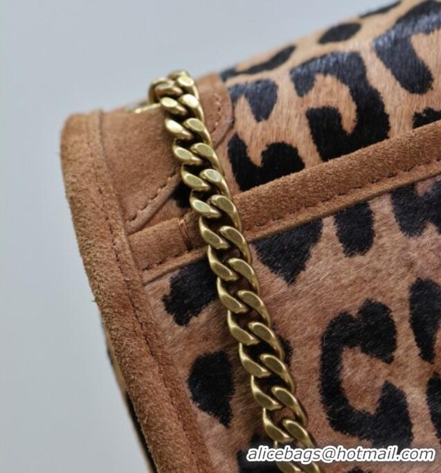 Promotional Saint Laurent Baby Nike Chain Bag in Pony Hair Leather 633151 Leopard 2025
