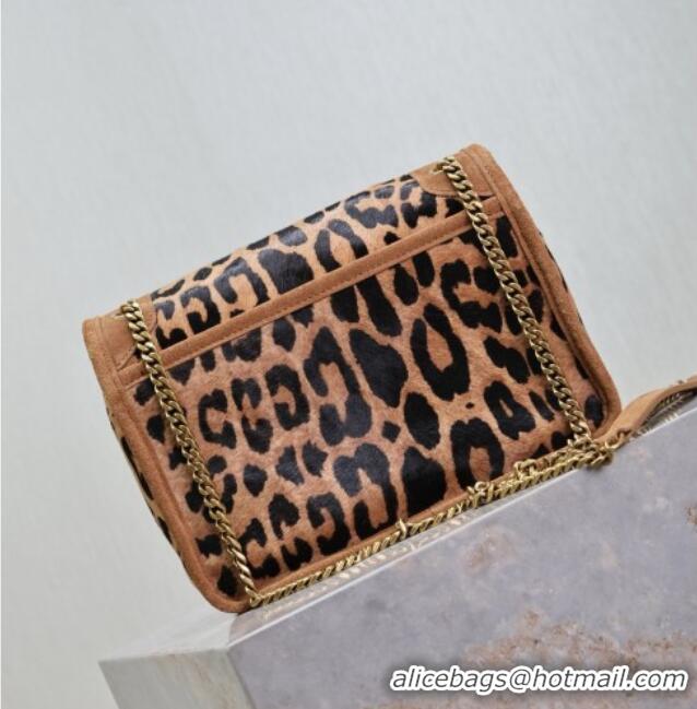 Promotional Saint Laurent Baby Nike Chain Bag in Pony Hair Leather 633151 Leopard 2025