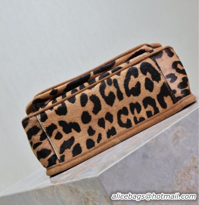 Promotional Saint Laurent Baby Nike Chain Bag in Pony Hair Leather 633151 Leopard 2025