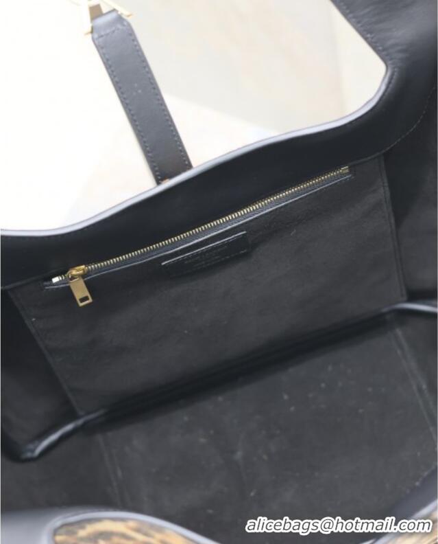 Grade Promotional Saint Laurent LE 5 A 7 BEA in Leopard Pattern Leather 763435 2025