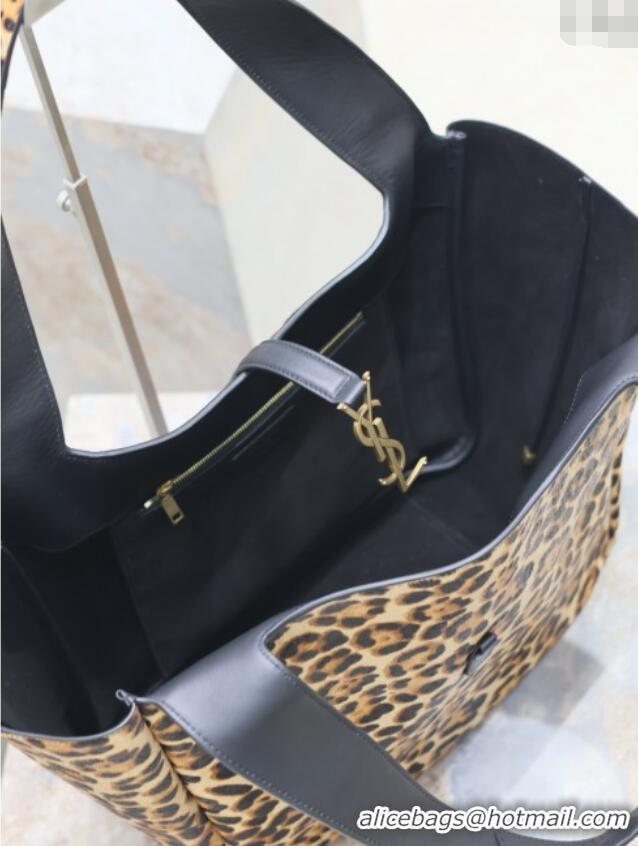 Grade Promotional Saint Laurent LE 5 A 7 BEA in Leopard Pattern Leather 763435 2025