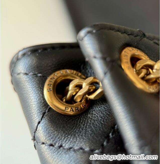 Luxury Cheap Saint Laurent Monogram Mini Nolita in Lambskin Leather 672738 Black 2025 Top Quality