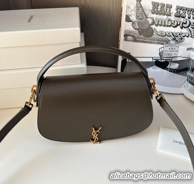 Market Sells Saint Laurent Voltaire Bag in Box Leather 787671 Light Musk 2025 Top Quality