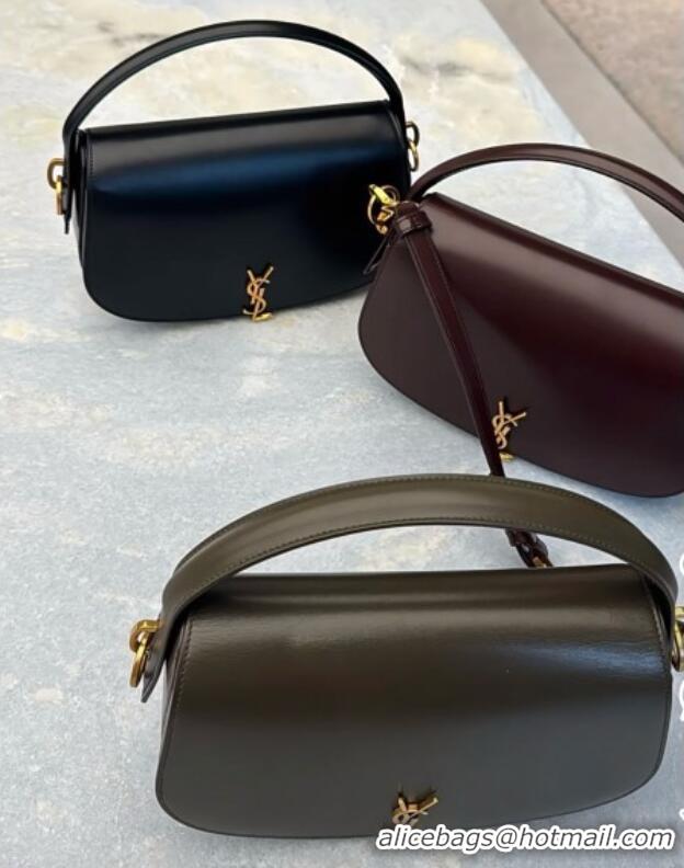 Market Sells Saint Laurent Voltaire Bag in Box Leather 787671 Light Musk 2025 Top Quality