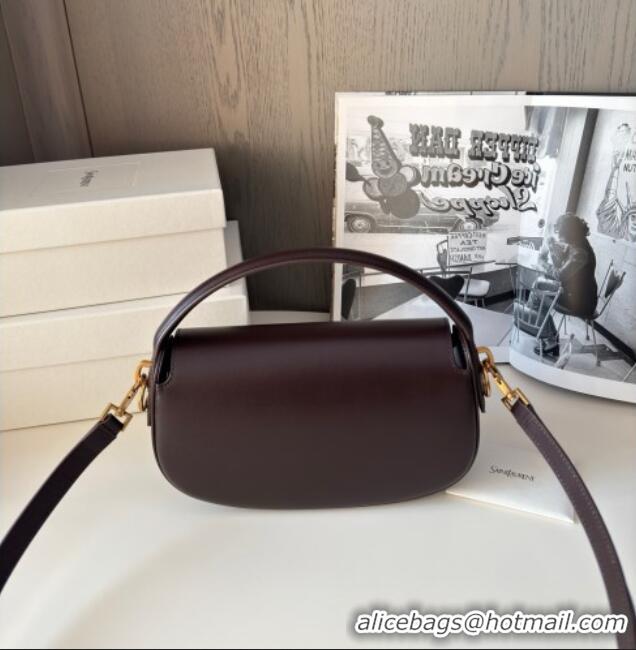 Most Popular Saint Laurent Voltaire Bag in Box Leather 787671 Coffee 2025 Top Quality