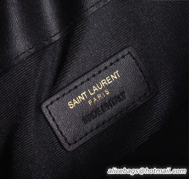Super Quality Saint Laurent Uptown Pouch in Stripe Canvas and Leather 565739 2025