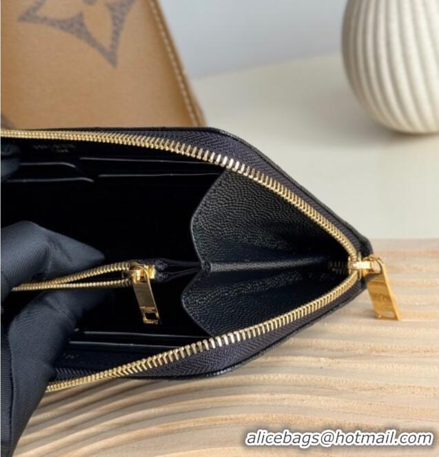 Buy Cheap Saint Laurent Cassandre Matelasse Zip Around Wallet in Grained Leather 358094 Black/Gold 2025