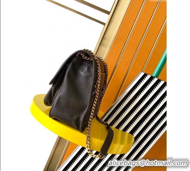 Promotional Saint Laurent Medium Niki Bag in Elephant-Grained Lambskin 633178 Musk 2025