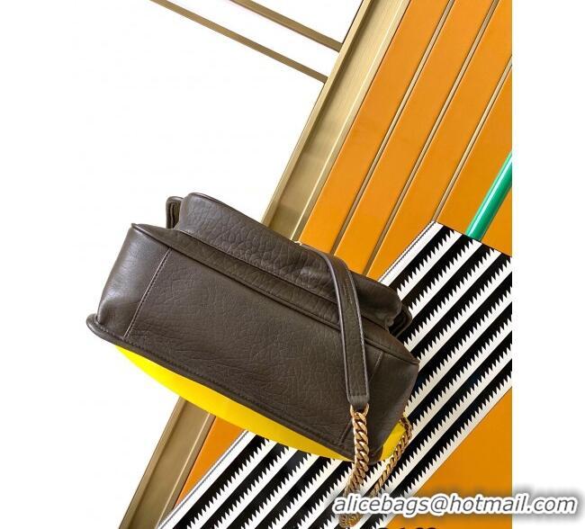 Promotional Saint Laurent Medium Niki Bag in Elephant-Grained Lambskin 633178 Musk 2025