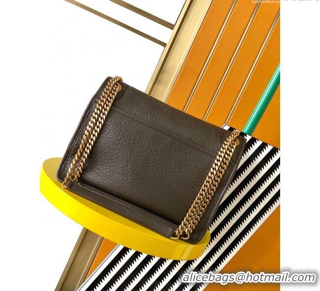 Promotional Saint Laurent Medium Niki Bag in Elephant-Grained Lambskin 633178 Musk 2025