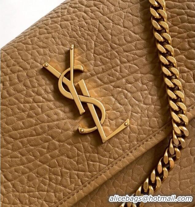 Well Crafted Saint Laurent Medium Niki Bag in Elephant-Grained Lambskin 633178 Caramel Brown 2025