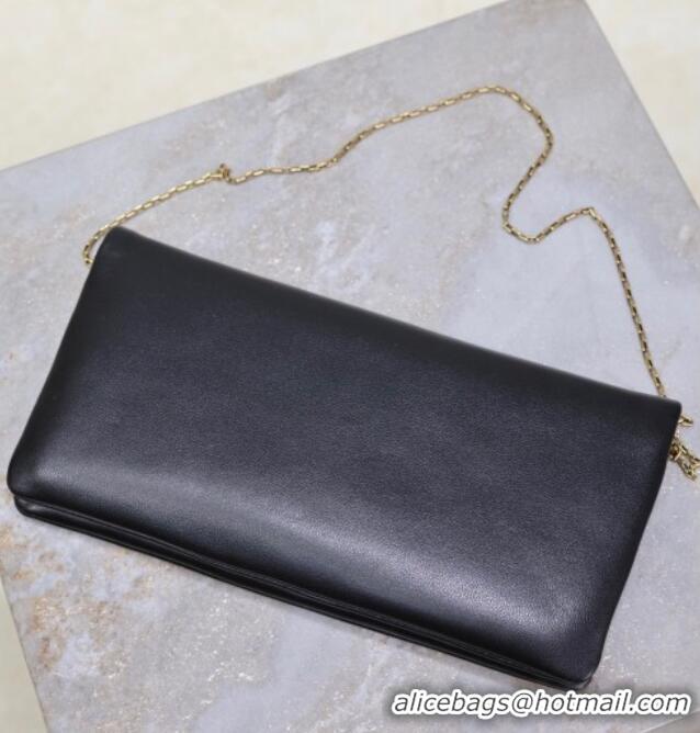 Buy Discount Saint Laurent Calypso Mini Bag in Lambskin Leather 801772 Black 2025