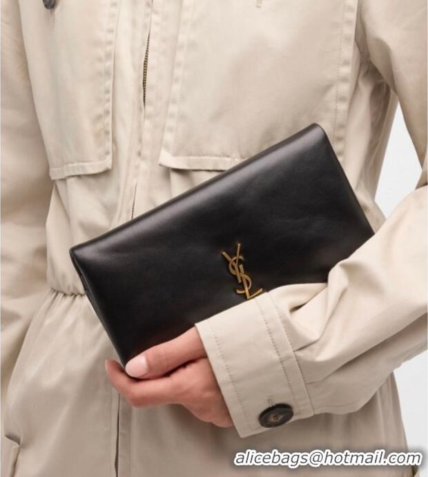 Buy Discount Saint Laurent Calypso Mini Bag in Lambskin Leather 801772 Black 2025