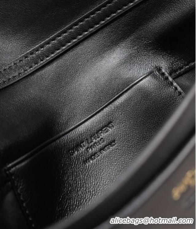 Buy Discount Saint Laurent Calypso Mini Bag in Lambskin Leather 801772 Black 2025