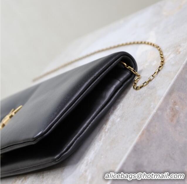 Buy Discount Saint Laurent Calypso Mini Bag in Lambskin Leather 801772 Black 2025