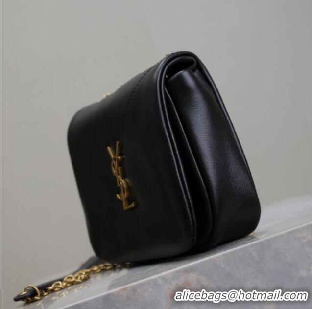 Fashion Discount Saint Laurent Jamie 4.3 Mini Chain Bag in Lambskin Leather 766756 Black 2025