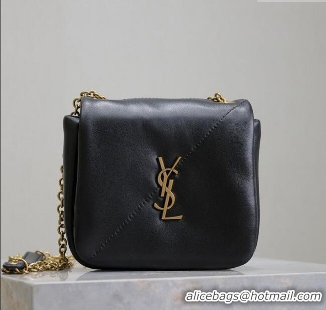 Fashion Discount Saint Laurent Jamie 4.3 Mini Chain Bag in Lambskin Leather 766756 Black 2025