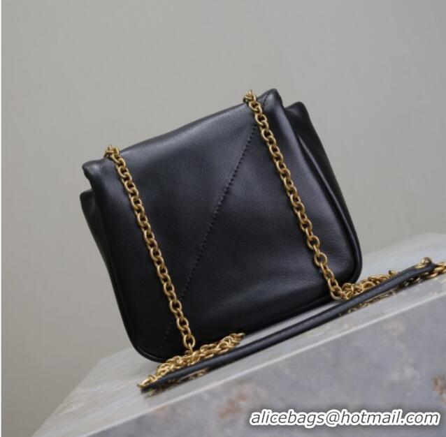 Fashion Discount Saint Laurent Jamie 4.3 Mini Chain Bag in Lambskin Leather 766756 Black 2025