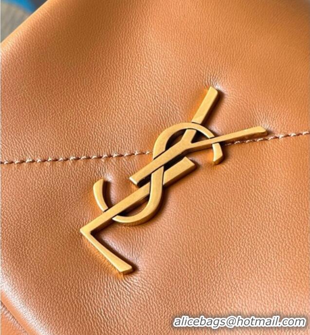 Low Price Saint Laurent Jamie 4.3 Mini Chain Bag in Lambskin Leather 766756 Brown 2025