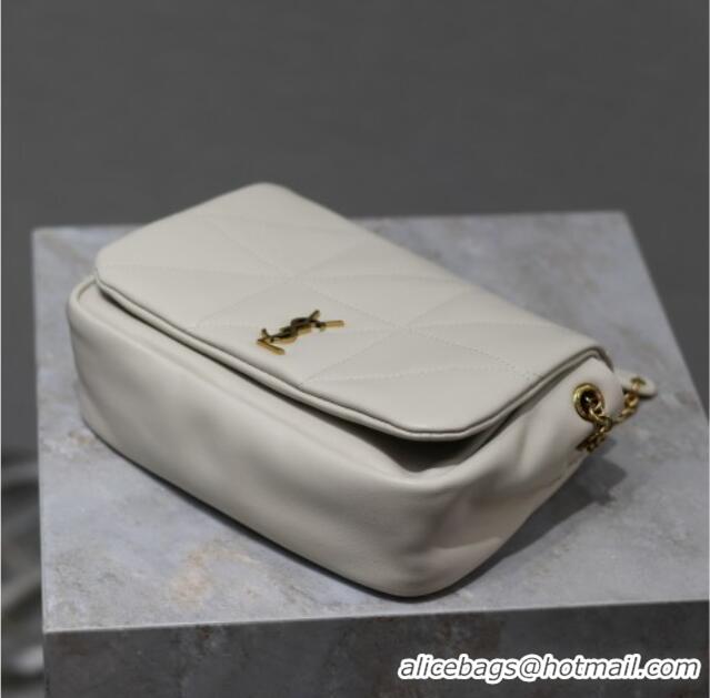 Good Product Saint Laurent Jamie 4.3 Mini Bag in Soft Lambskin 766754 White 2025