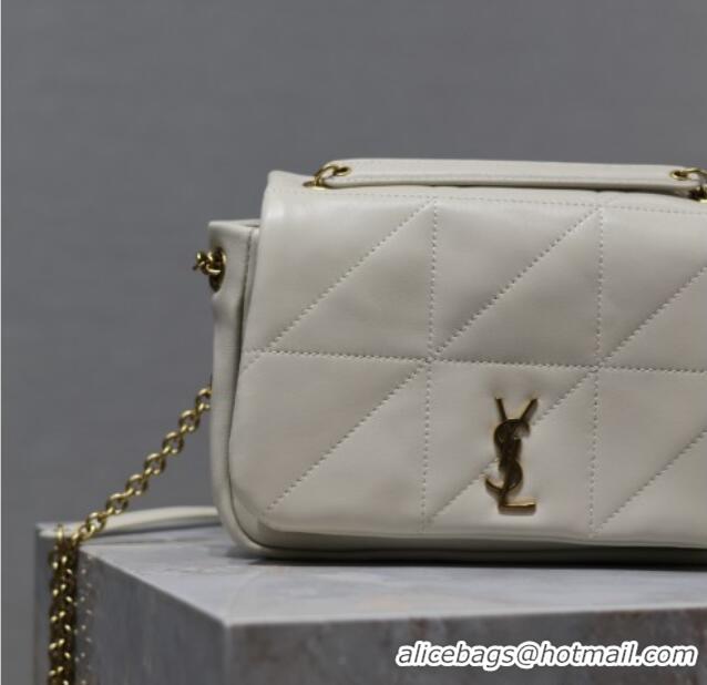 Good Product Saint Laurent Jamie 4.3 Mini Bag in Soft Lambskin 766754 White 2025