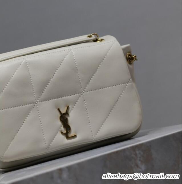 Good Product Saint Laurent Jamie 4.3 Mini Bag in Soft Lambskin 766754 White 2025
