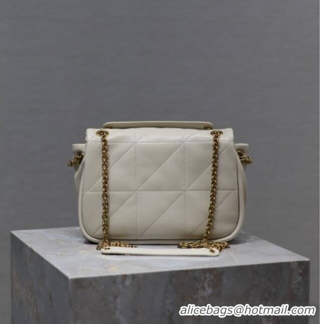 Good Product Saint Laurent Jamie 4.3 Mini Bag in Soft Lambskin 766754 White 2025