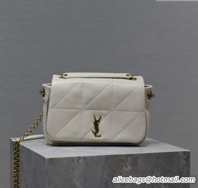 Good Product Saint Laurent Jamie 4.3 Mini Bag in Soft Lambskin 766754 White 2025