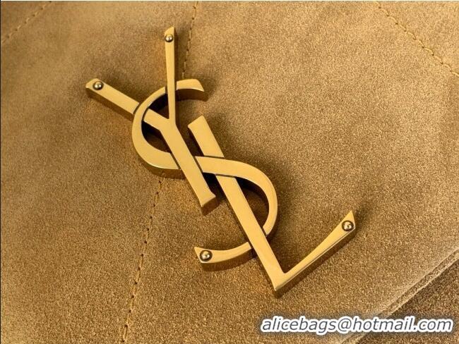 Famous Brand Saint Laurent Jamie 4.3 Large Bag in Suede 742431 Golden Leaf 2025