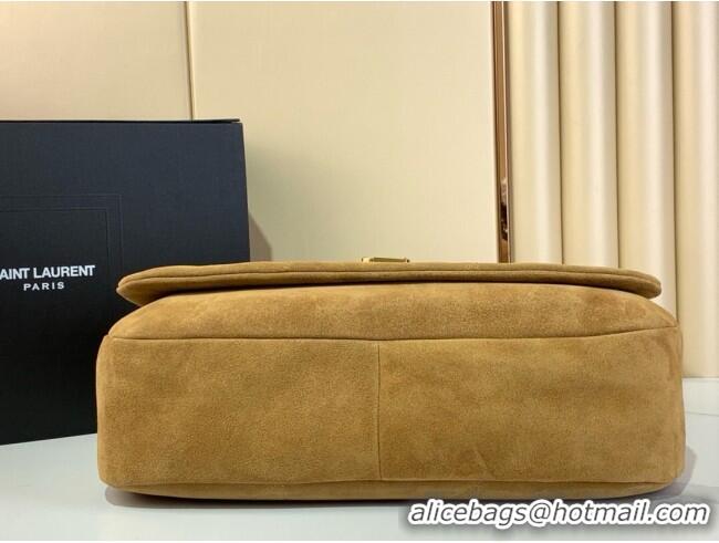 Famous Brand Saint Laurent Jamie 4.3 Large Bag in Suede 742431 Golden Leaf 2025