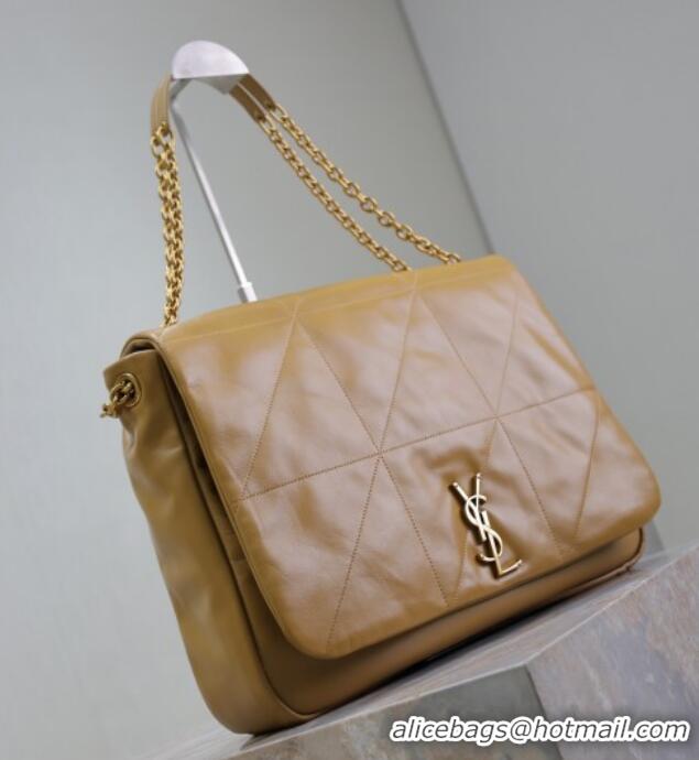 Cheap Design Saint Laurent Jamie 4.3 Large Bag in Soft Lambskin 742431 Clay Yellow 2025