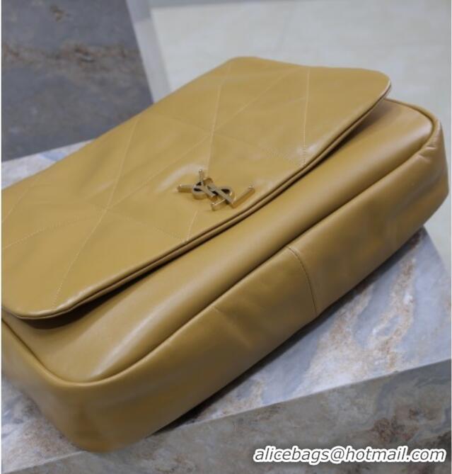 Cheap Design Saint Laurent Jamie 4.3 Large Bag in Soft Lambskin 742431 Clay Yellow 2025