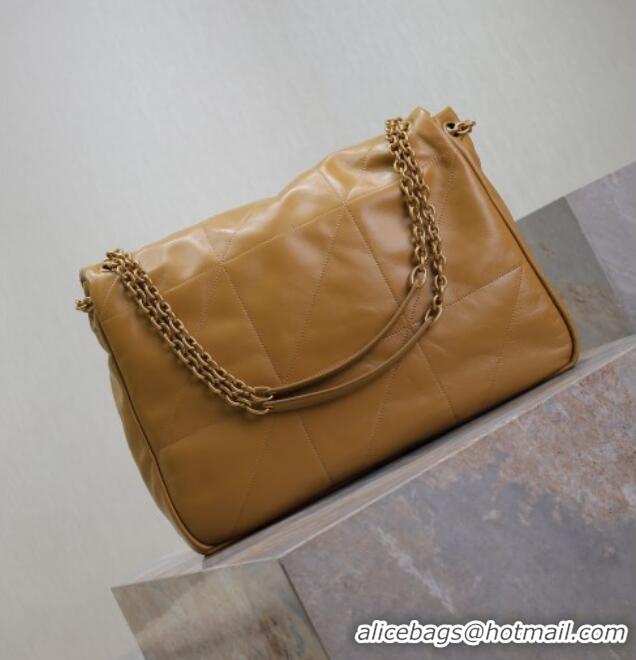Cheap Design Saint Laurent Jamie 4.3 Large Bag in Soft Lambskin 742431 Clay Yellow 2025