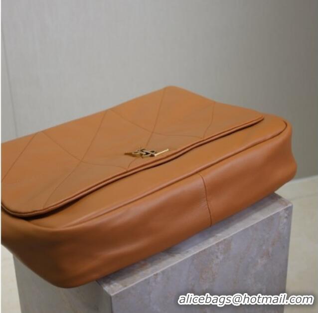 Luxury Discount Saint Laurent Jamie 4.3 Large Bag in Soft Lambskin 742431 Brown Caramel 2025