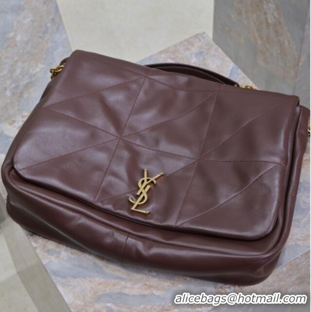 Super Quality Saint Laurent Jamie 4.3 Large Bag in Soft Lambskin 742431 Brown Coffee 2025