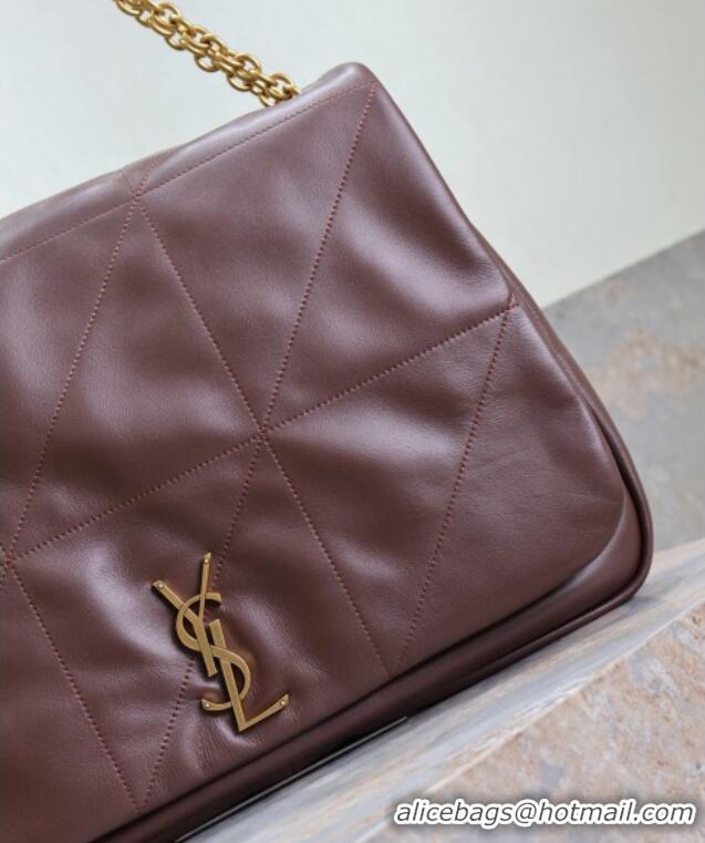 Super Quality Saint Laurent Jamie 4.3 Large Bag in Soft Lambskin 742431 Brown Coffee 2025