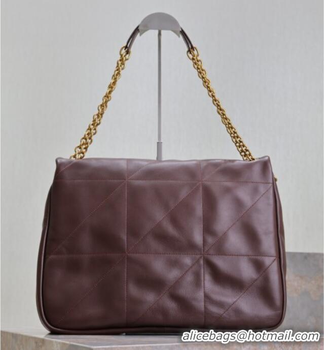 Super Quality Saint Laurent Jamie 4.3 Large Bag in Soft Lambskin 742431 Brown Coffee 2025