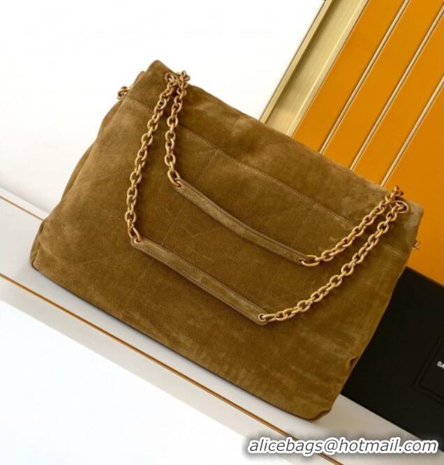 Best Quality Saint Laurent Jamie 4.3 Large Bag in Suede 742431 Brown 2025
