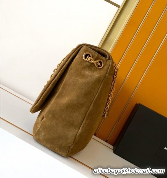 Best Quality Saint Laurent Jamie 4.3 Large Bag in Suede 742431 Brown 2025