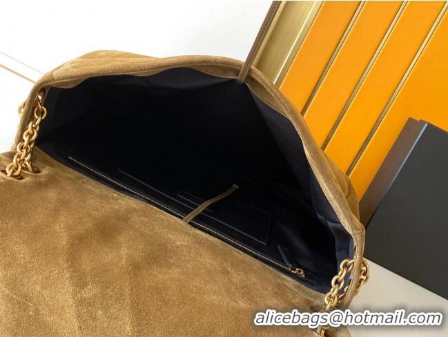 Best Quality Saint Laurent Jamie 4.3 Large Bag in Suede 742431 Brown 2025